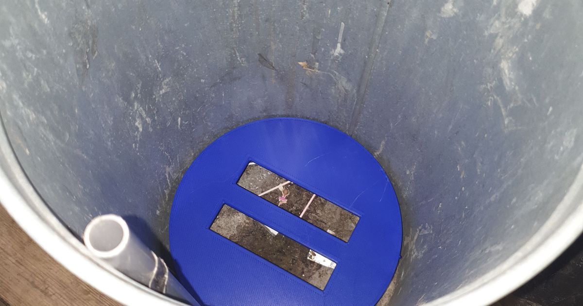 Trash can height reducer by JorisFRST Download free STL model