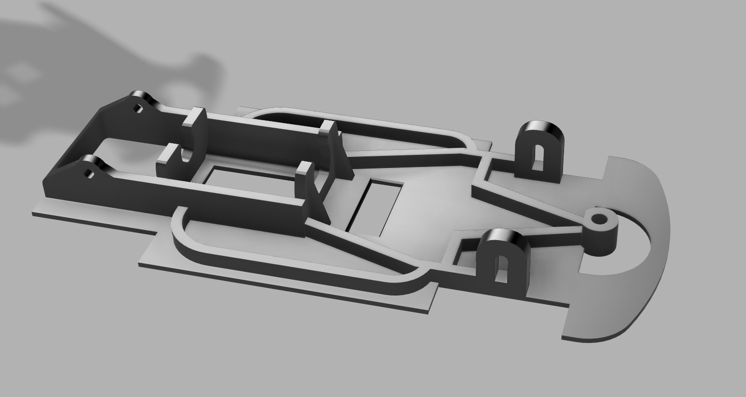 Slot Car Chassis and gears by Adioliquid Download free STL model