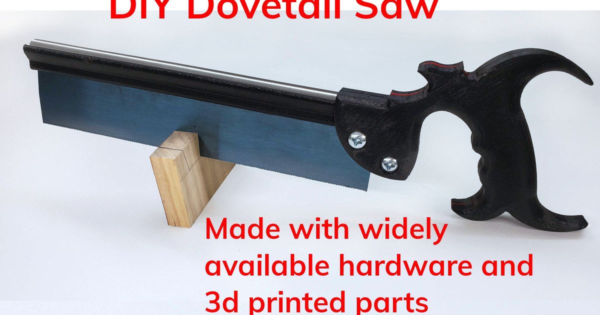 Dovetail Saw by agmcmll Download free STL model