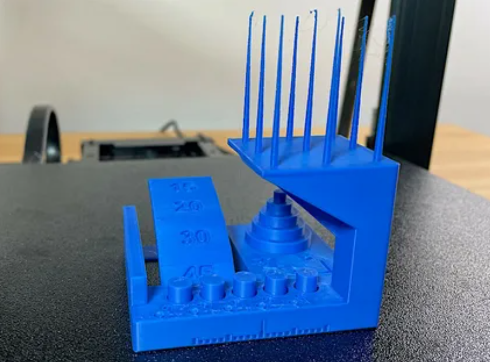 accurate 3d test for 3d printer and 3d filament