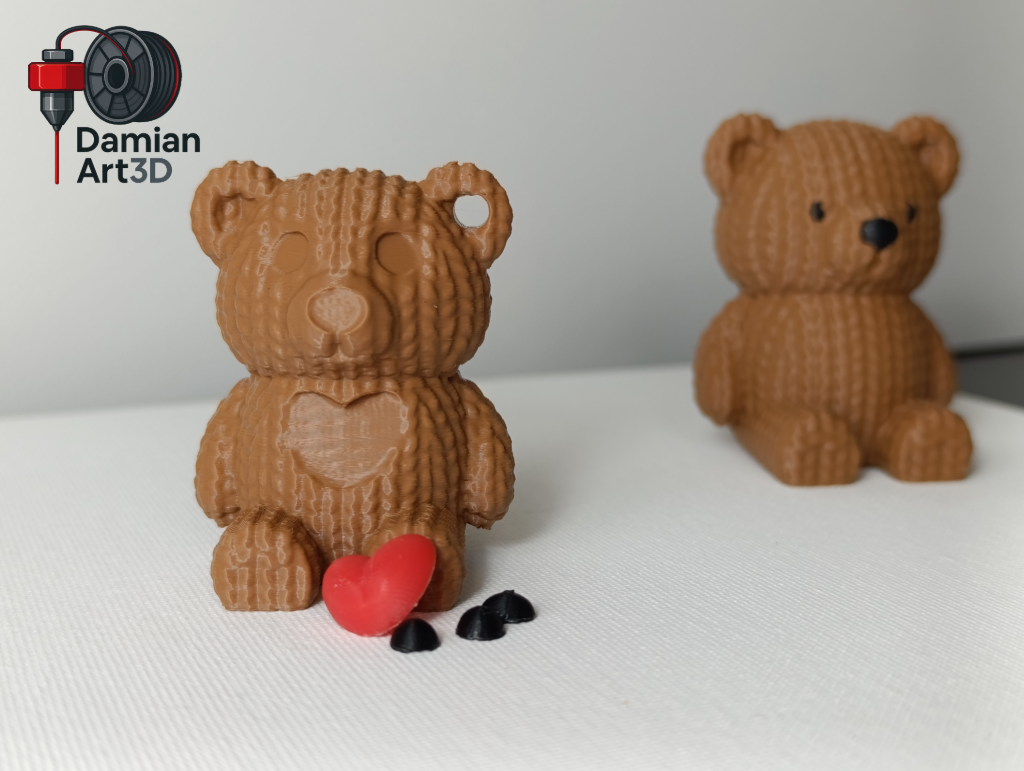 Knitted Teddy keychain — miniatura 7
