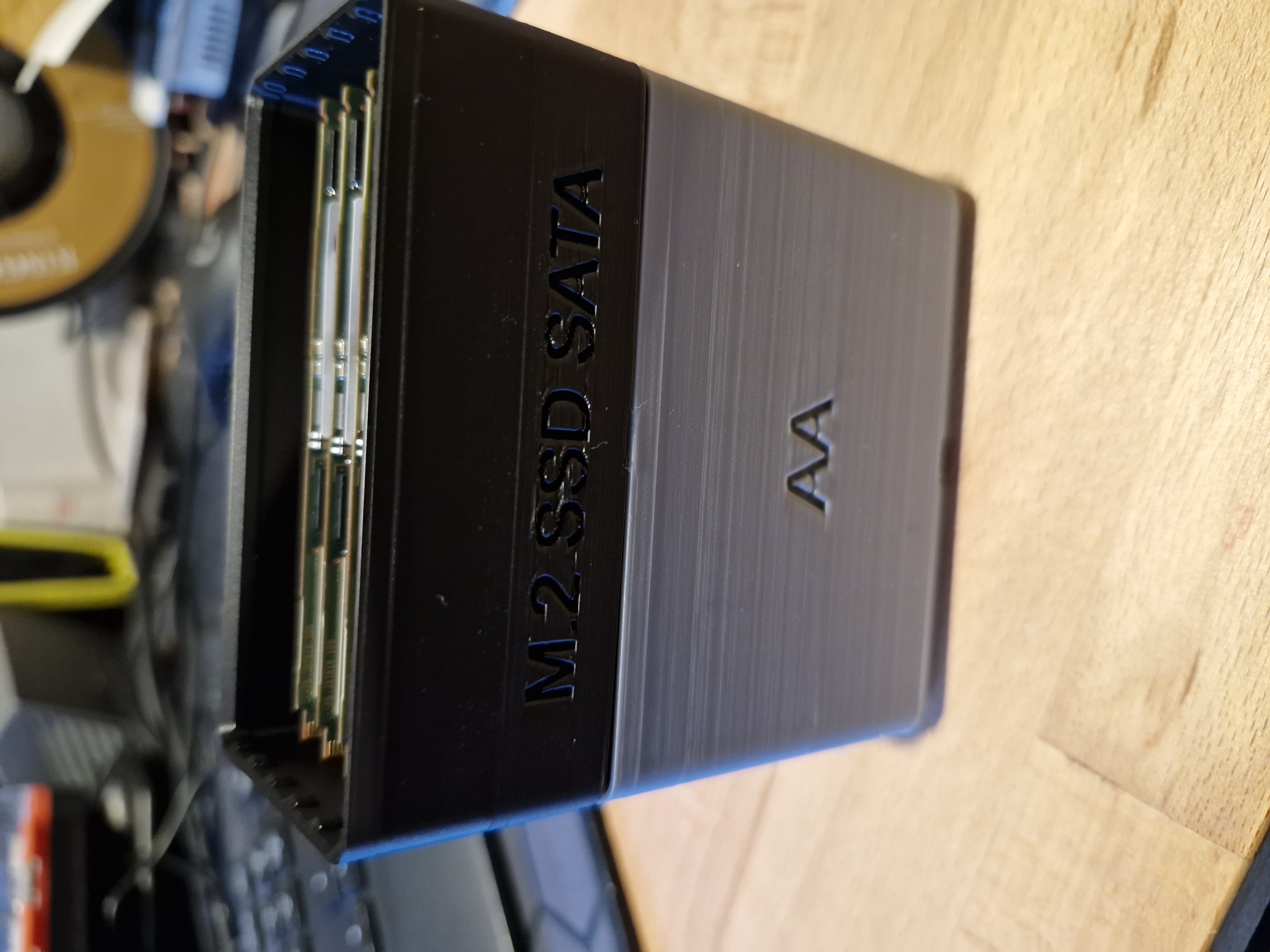 Miniatura 3 do modelo 3D M.2 SSD Stackable gridfinity bin 2*1