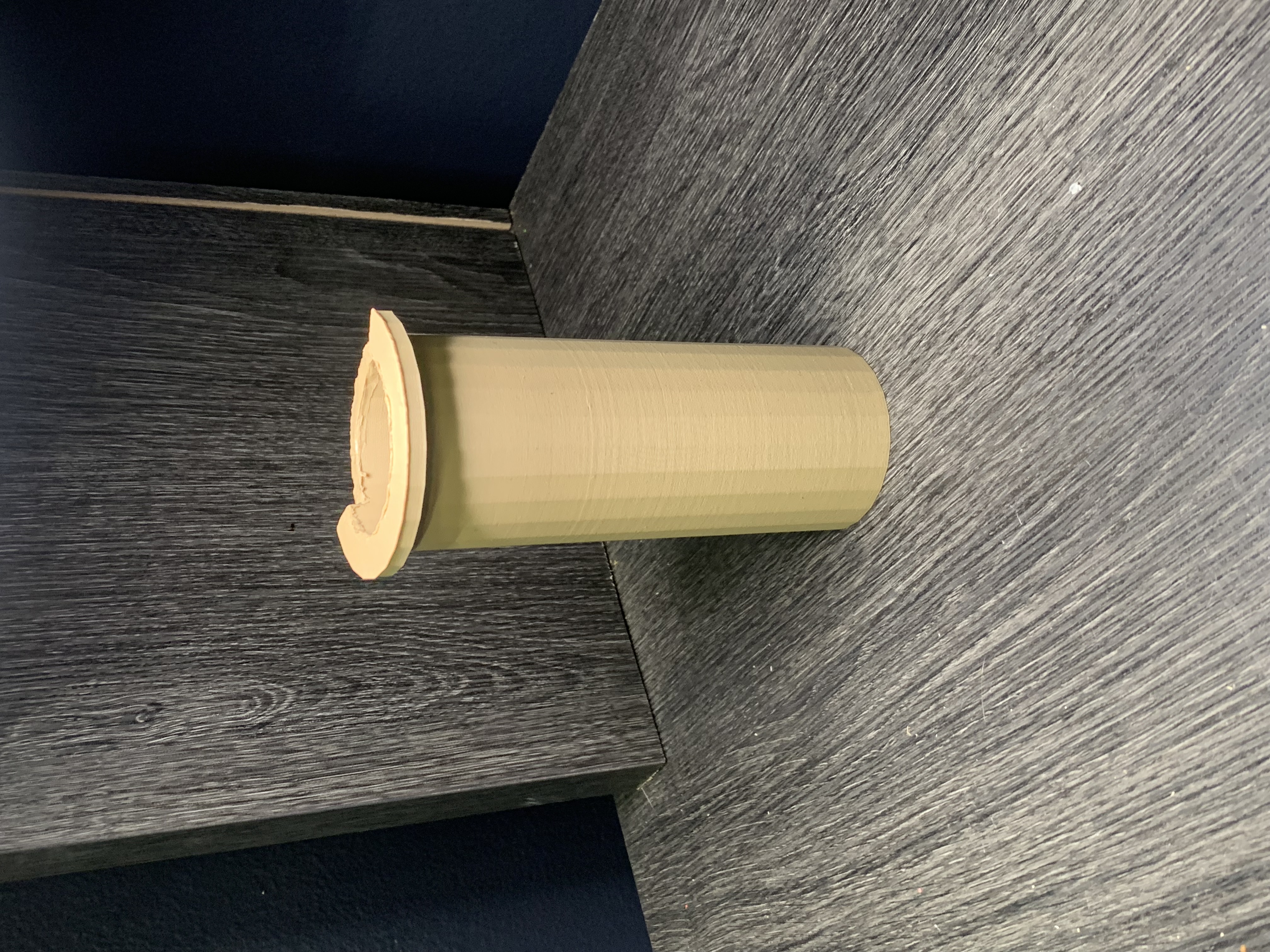 desk trash chute