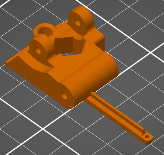 Filamentsensor Extruder MMU FlexFilament by Tim Schnitzerlein