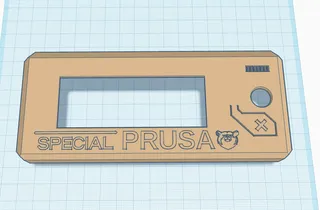 Special Prusa LCD cover (Bad Bear style)