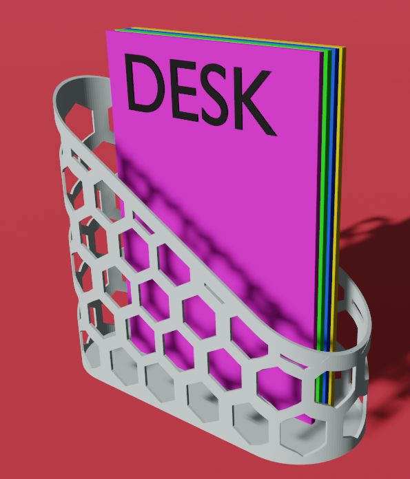 Desk tray (no support required)