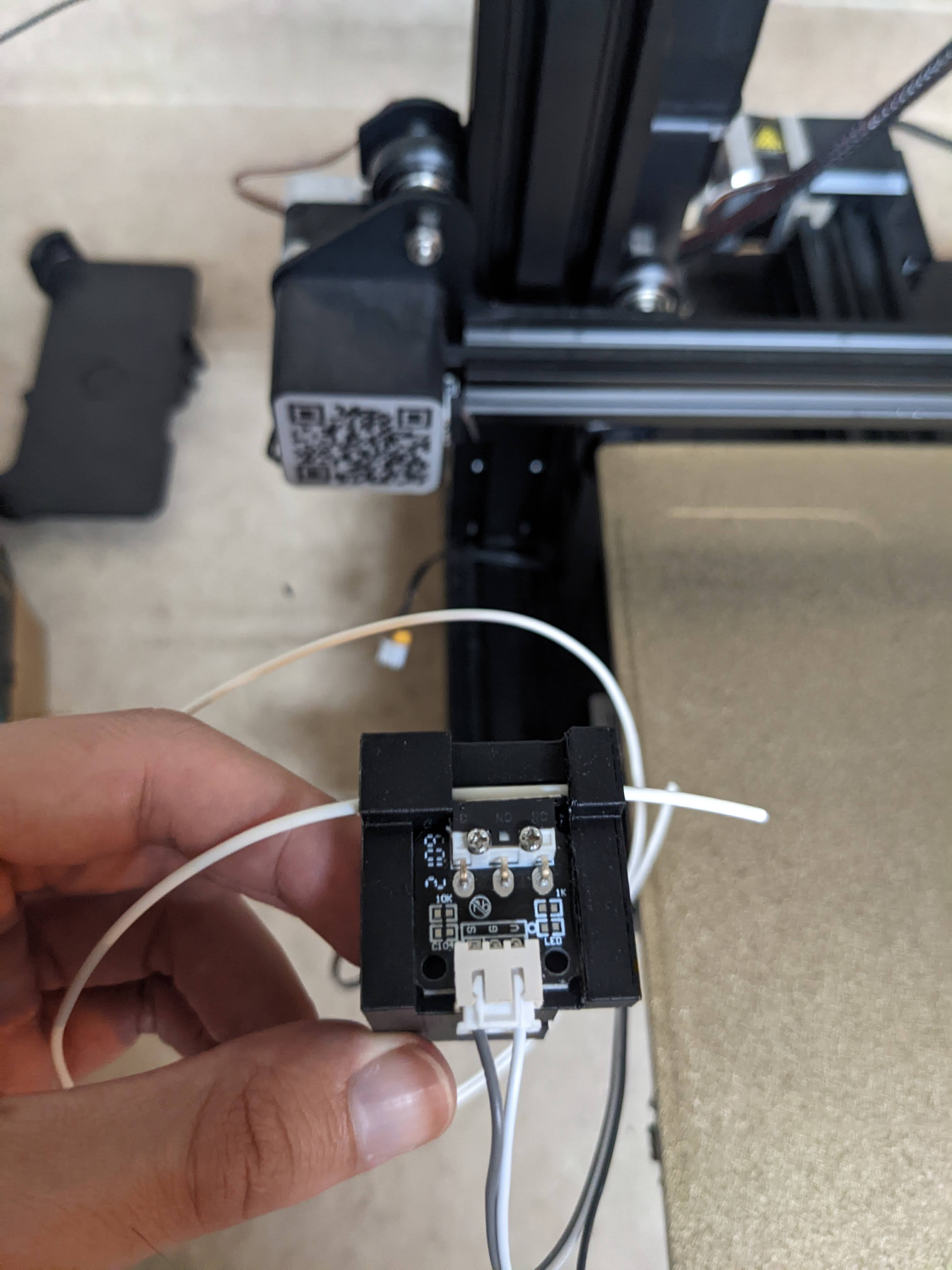Ender 3v2 filament runout sensor