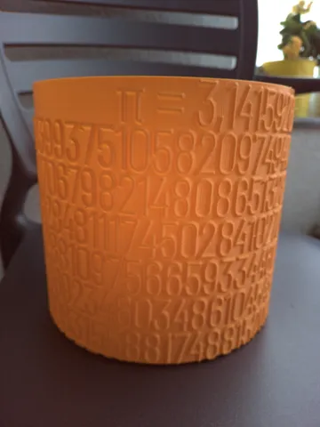 Vase of Pi (print in vase mode)