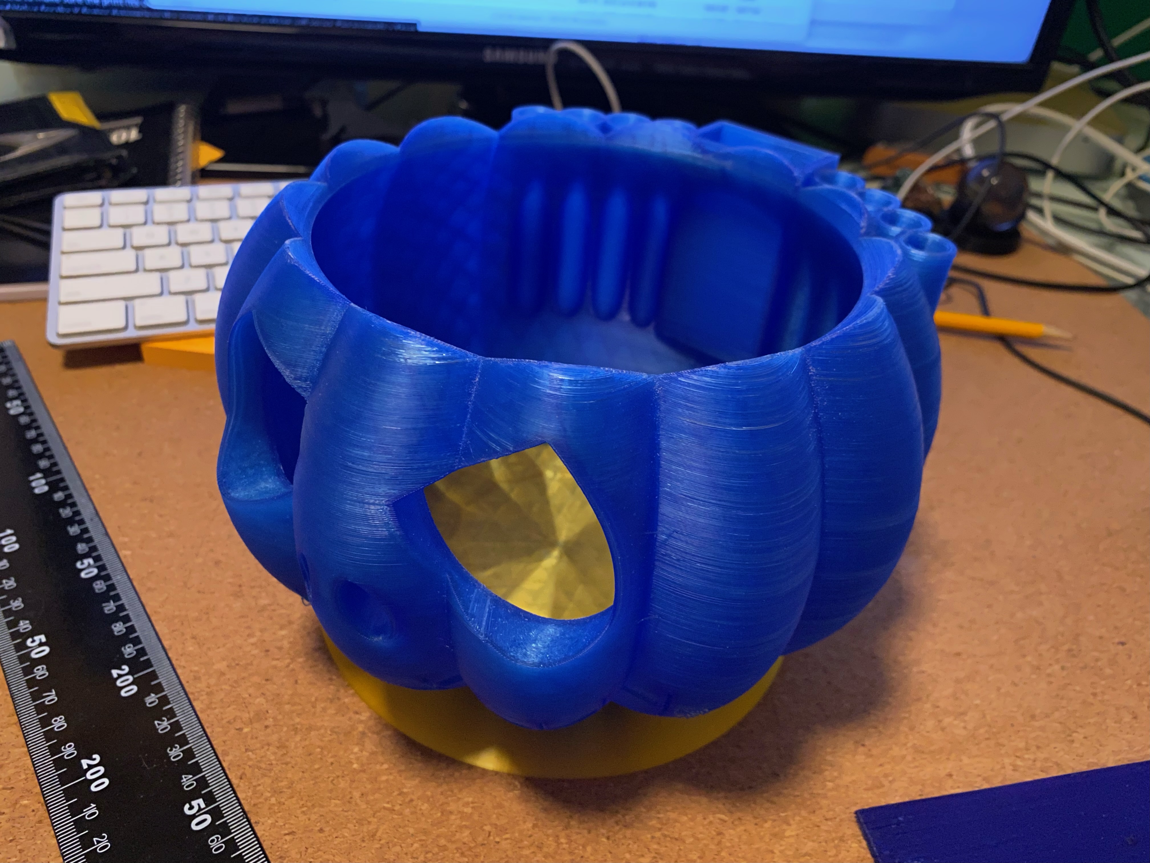 Pumpkin Crochet Bowl