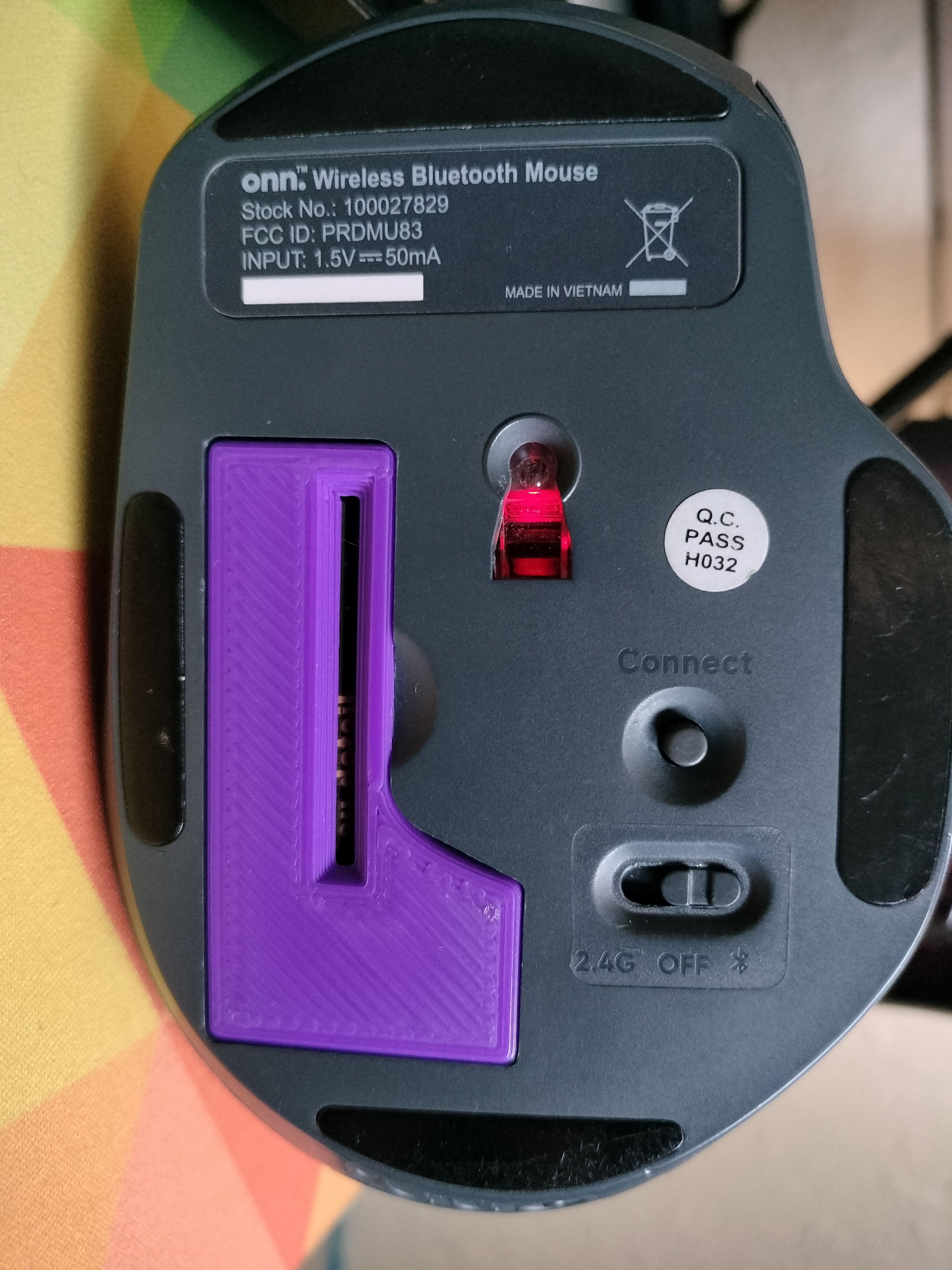 Onn/Blackweb Bluetooth Mouse Battery Cover