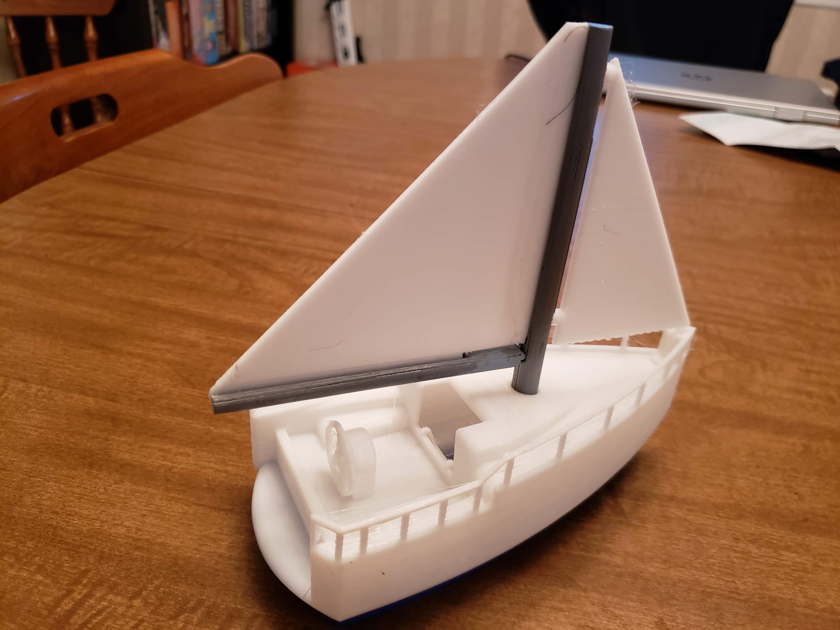 Miniatura 2 do modelo 3D Sailboat