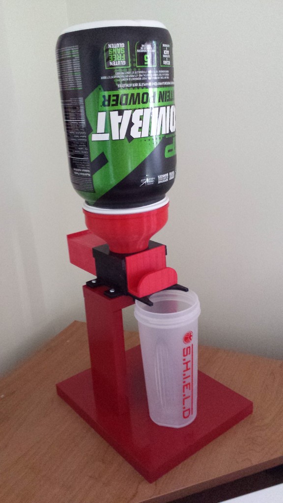 Protein Powder Dispenser by MakerDan Download free STL model
