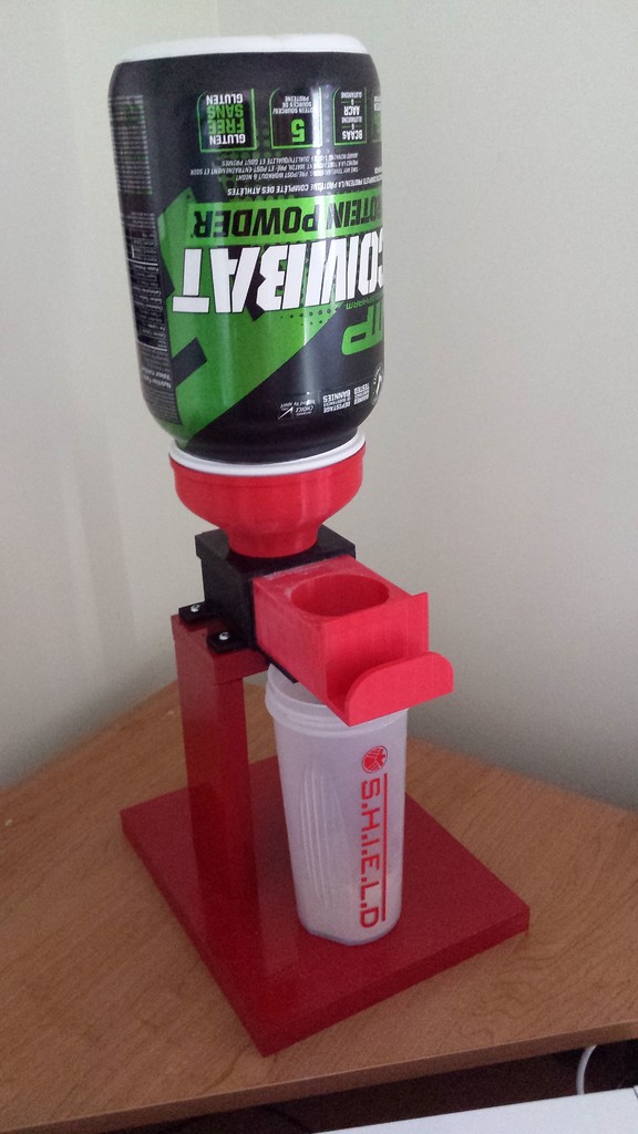 Protein Powder Dispenser by MakerDan Download free STL model