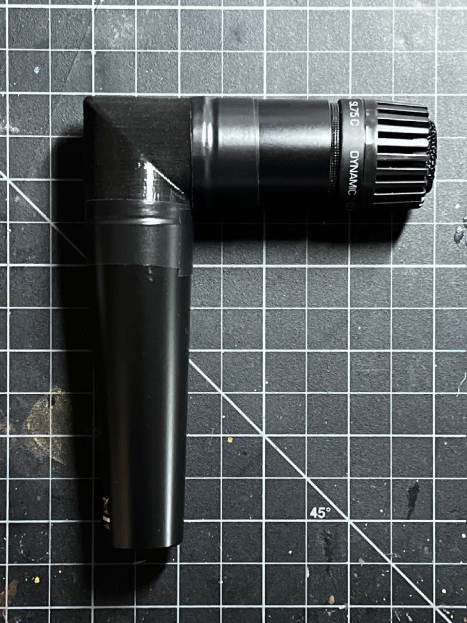 SM57 right-angle adapter