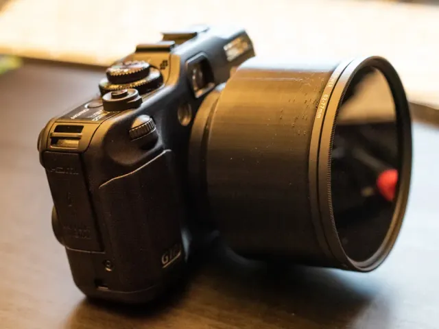 Canon G12 (G10 and G11) Filter Holder 77mm