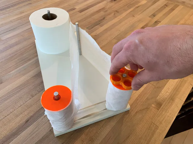 Toilet Paper Ply Divider Using Prusa MMU2S Spool Holders