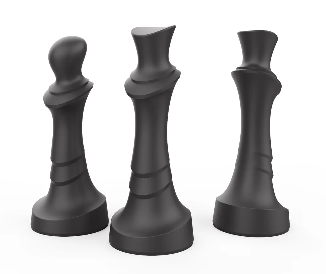 Chess Set by m2tts, Download free STL model