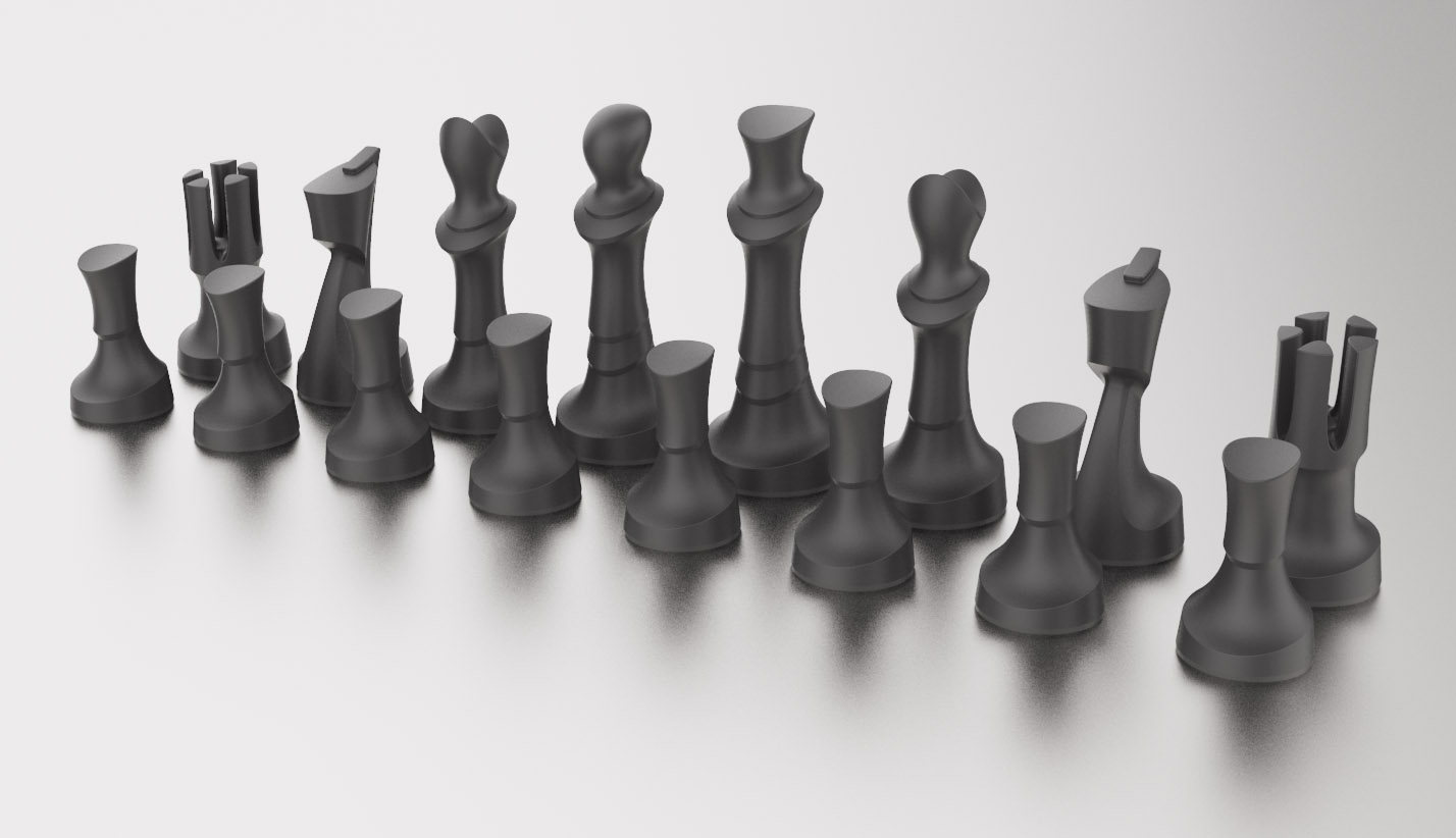 Miniatura 2 do modelo 3D Chess Set