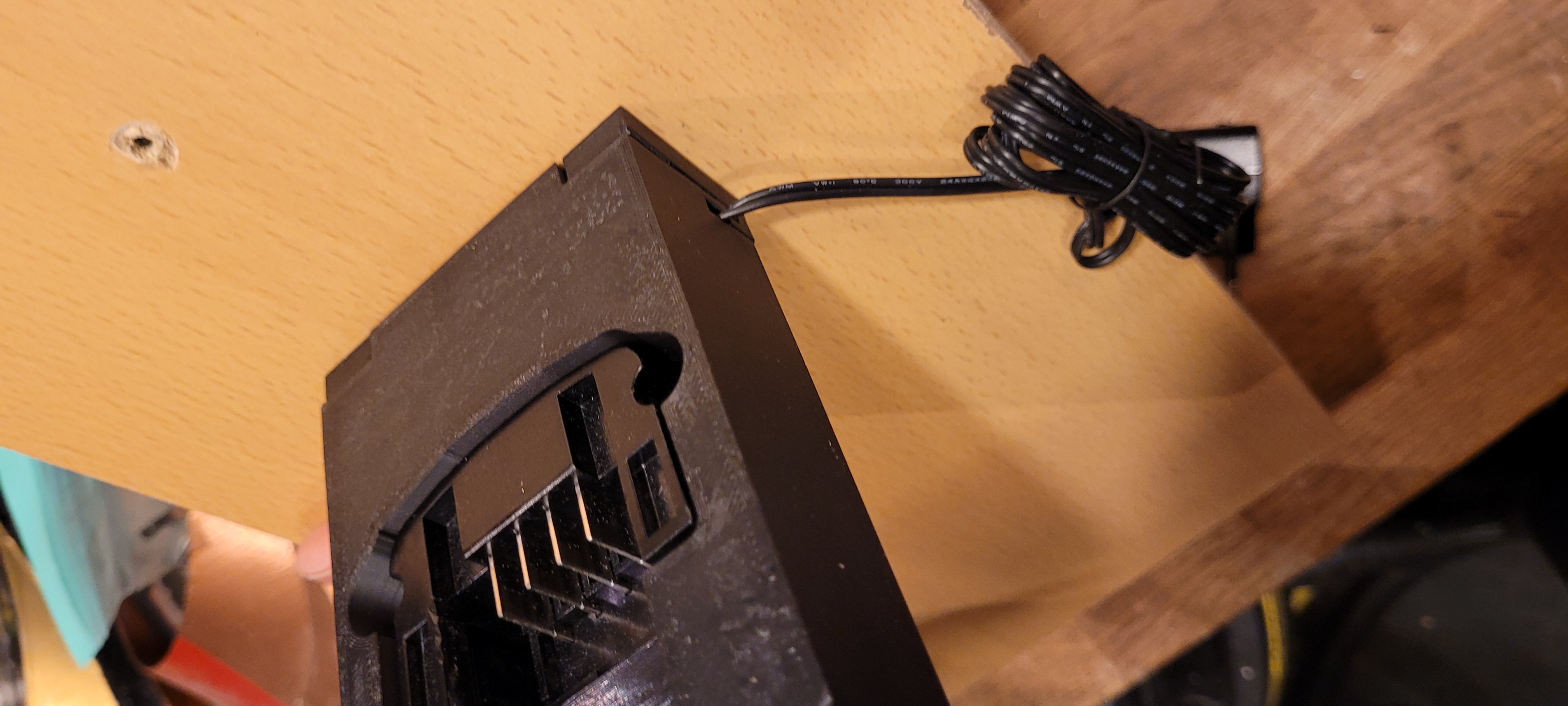 Black and Decker EU Battery Charger and Holder (v1) by Lloyd Keays