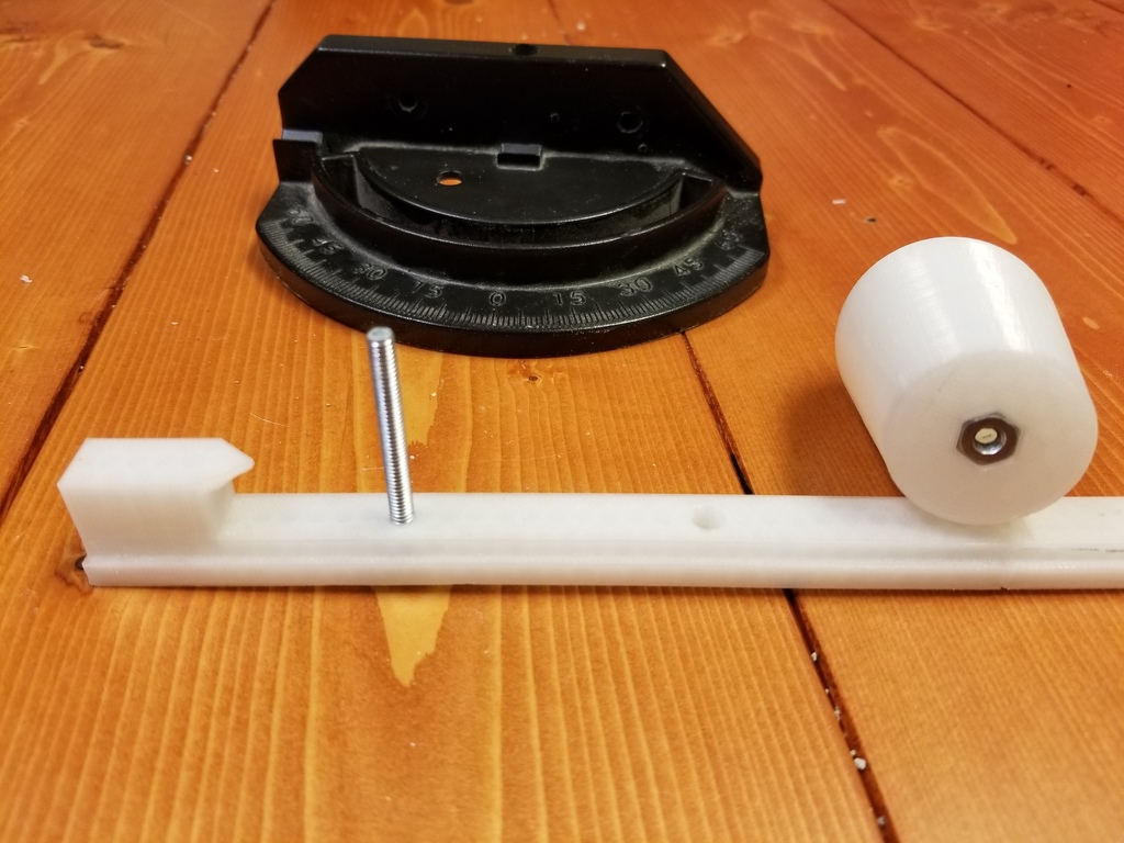 Miter Rail For Ryobi Table Saw by jlathem Download free STL model