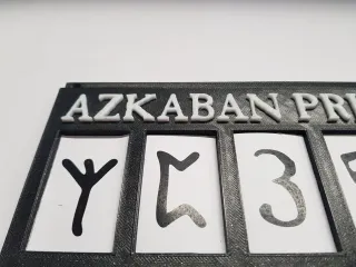 AZKABAN Prison sign by Menfoo | Download free STL model | Printables.com