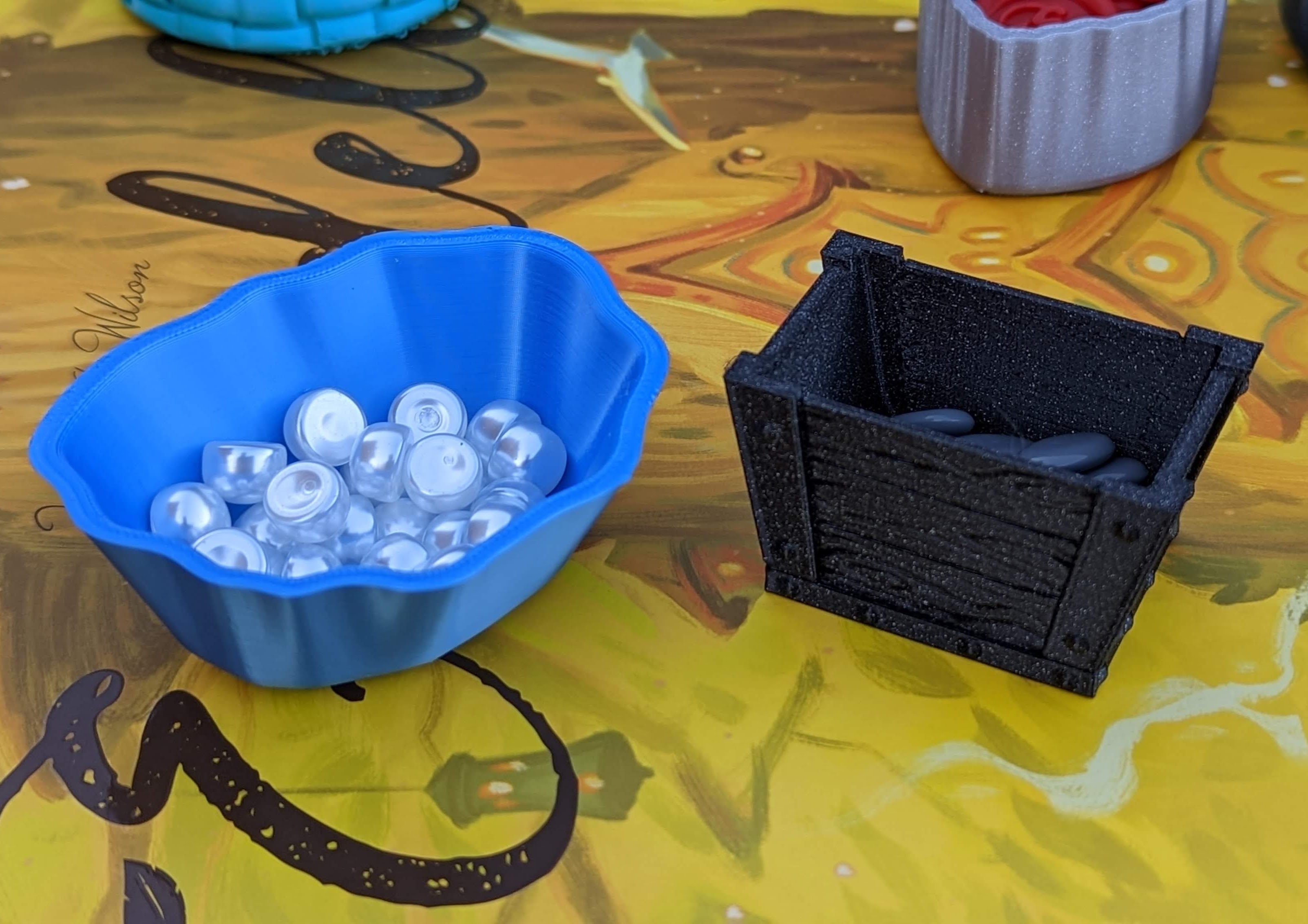 Board Game Resource Containers Baskets