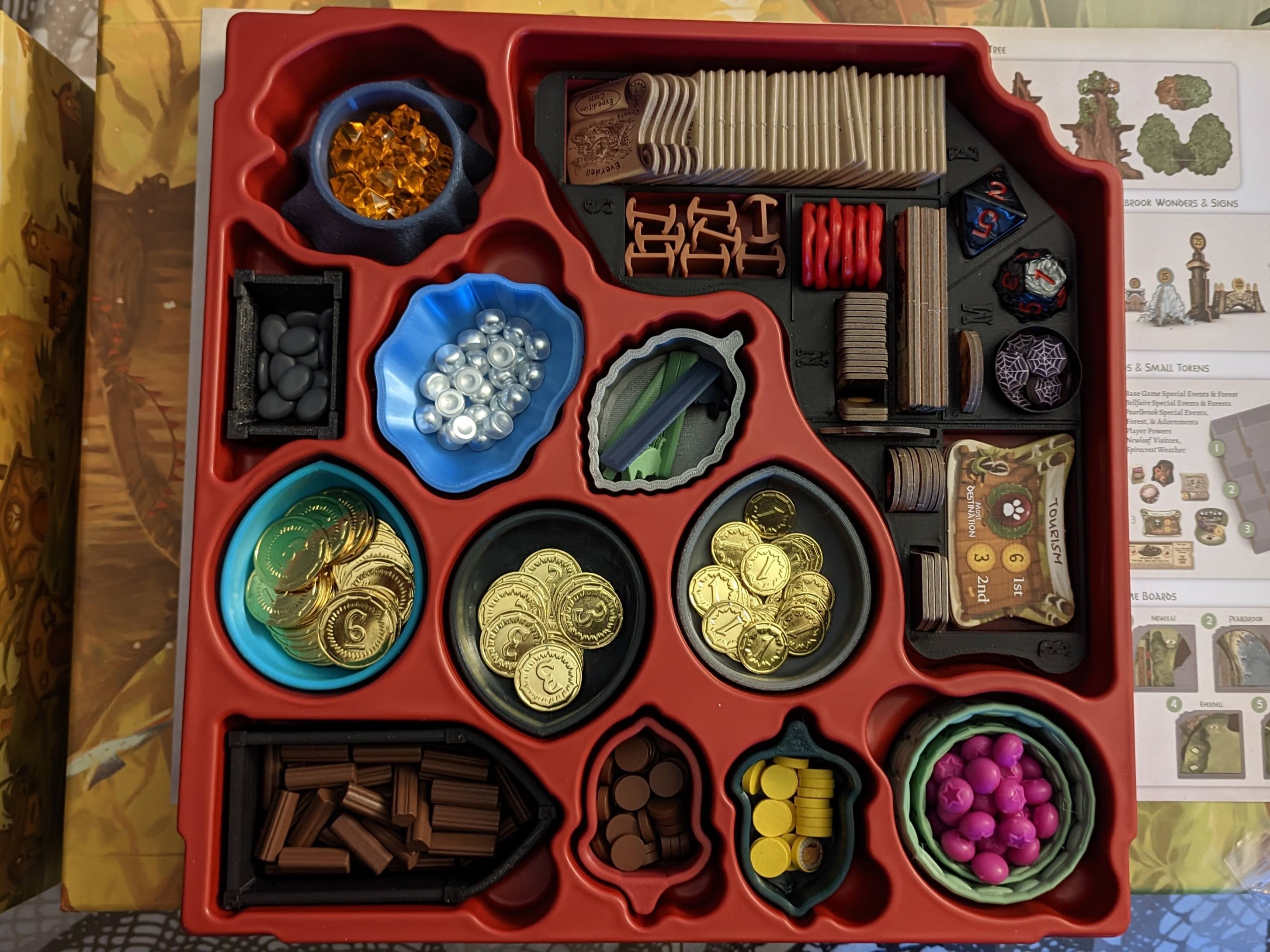 Board Game Resource Containers Baskets