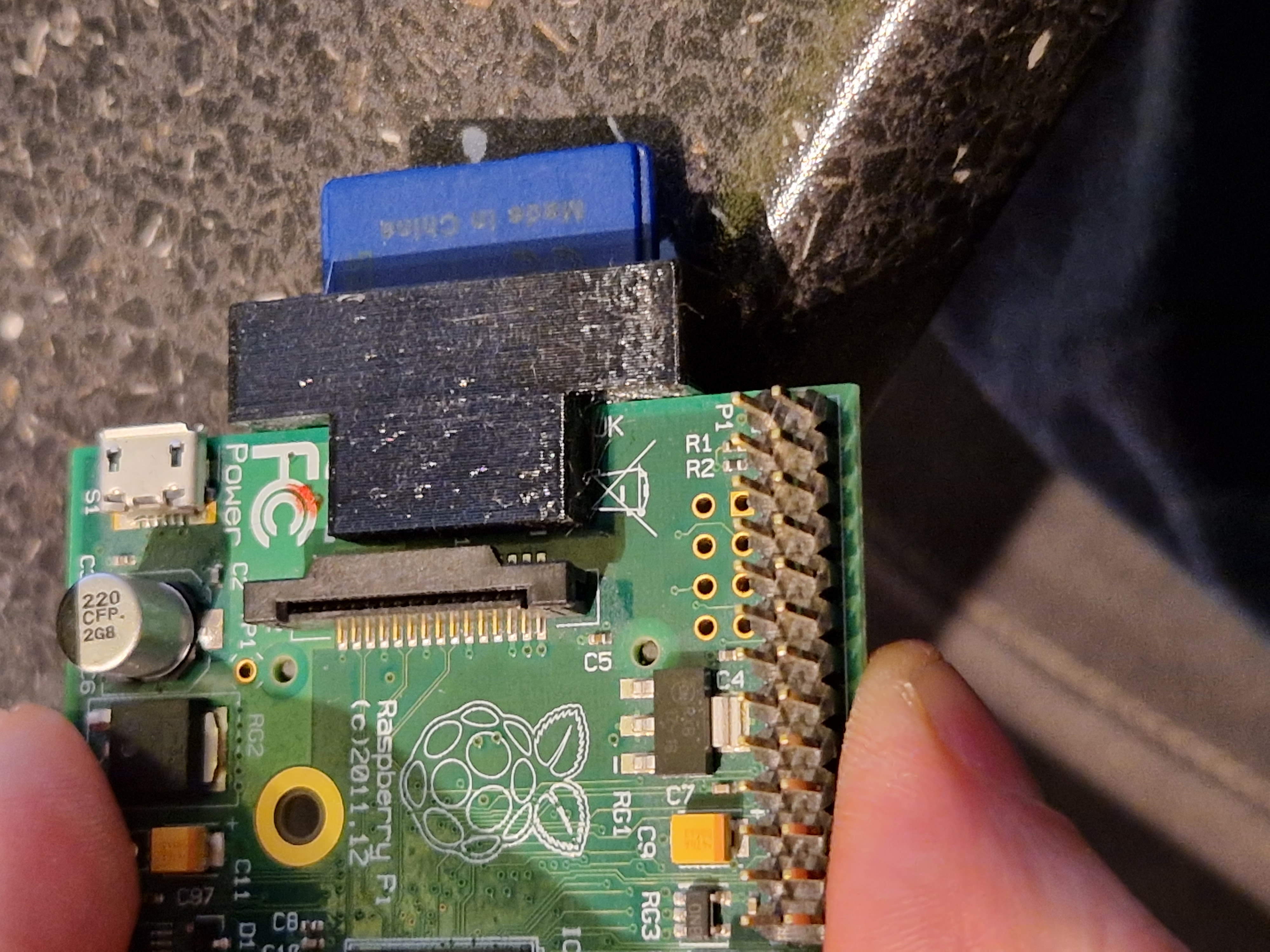 Raspberry Pi 1 fix for SD card slot by Da9L | Download free STL model ...