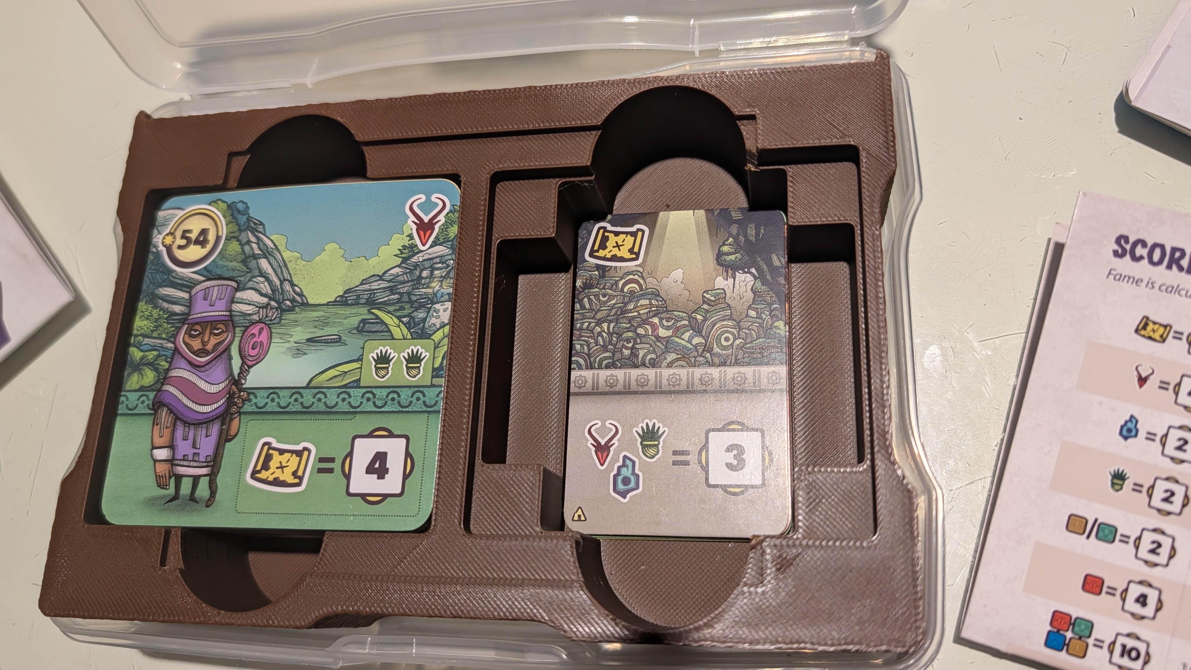 Faraway Board Game Photo Caddy Insert + Expansion