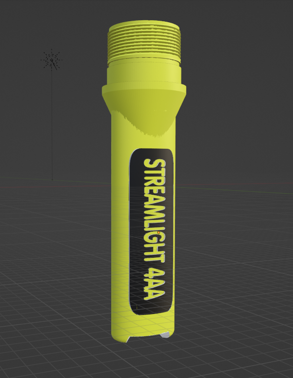 Streamlight 4AA customizable by jmynheir | Download free STL model ...