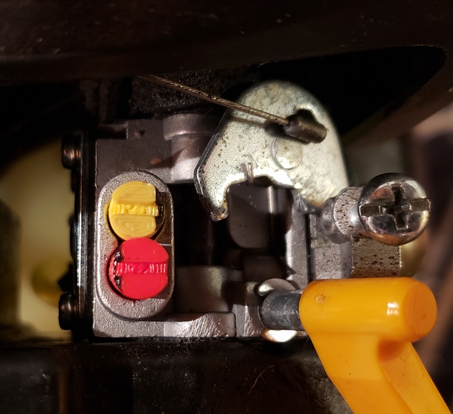 Ryobi(and other) Blower/Trimmer Carburetor Adjustment Knobs by jmynheir