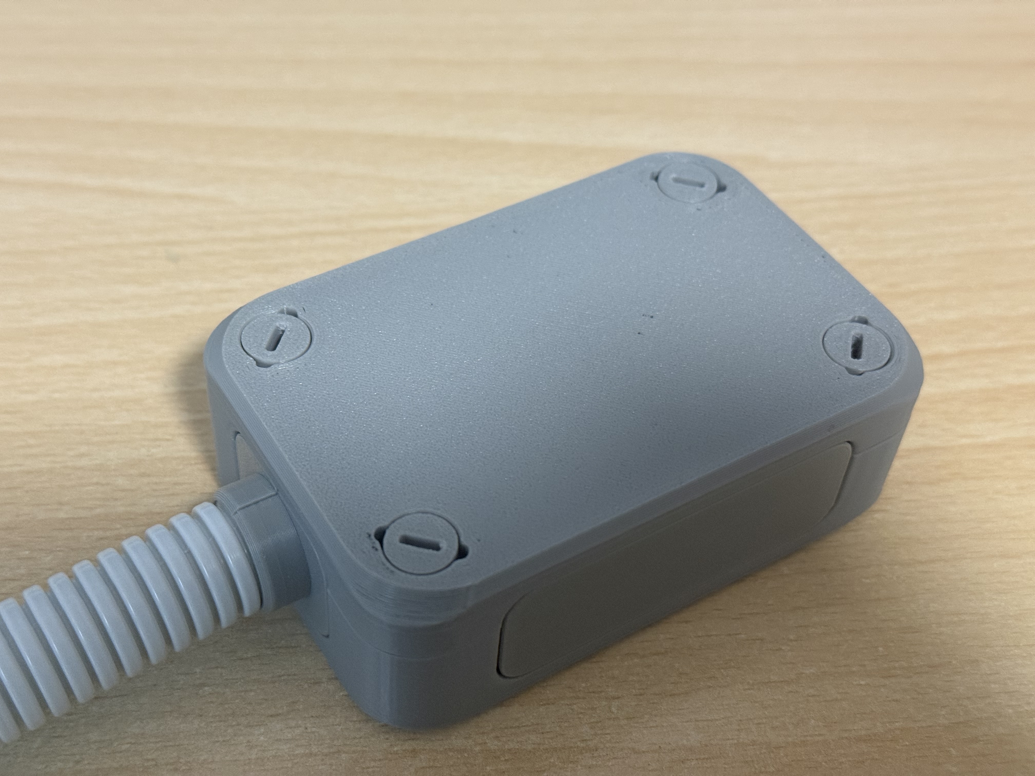 Junction Box PLUS Window for M16 corrugated conduit (Wellrohr)