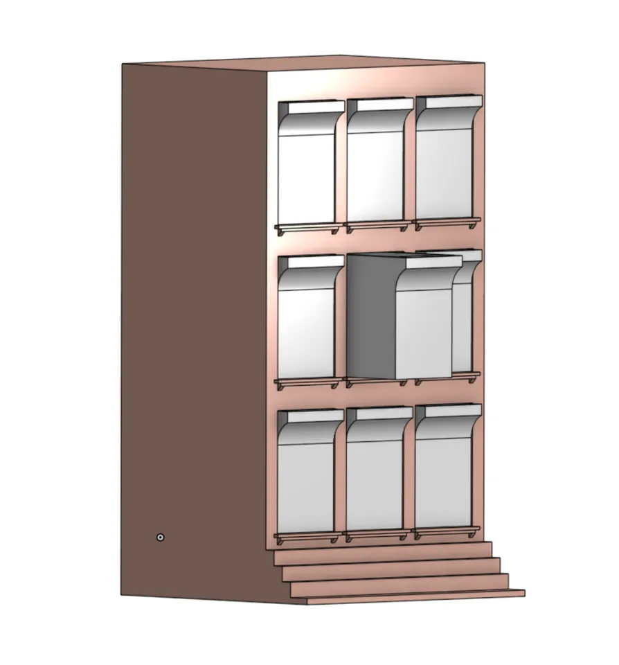 Apartment rack by chiany.studio | Download free STL model | Printables.com