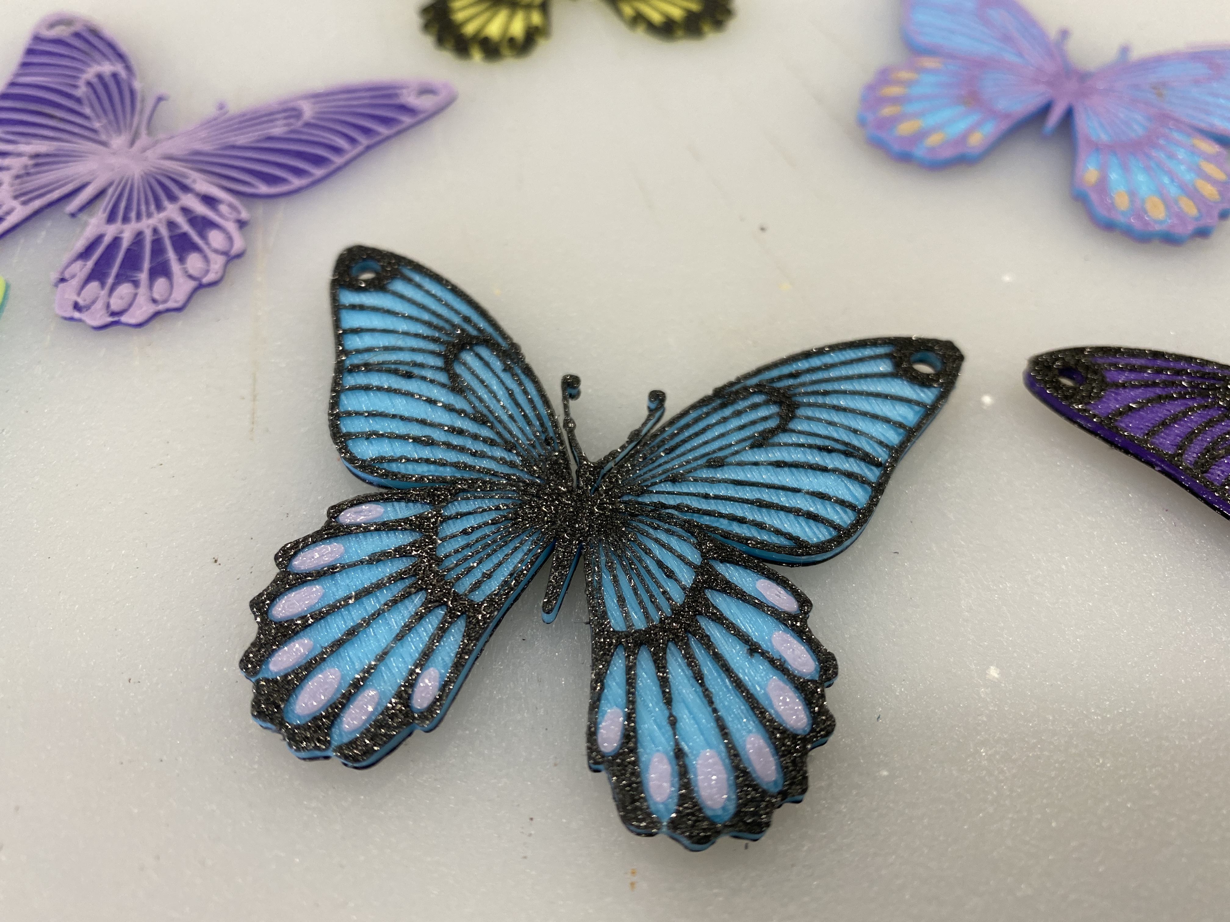 Miniatura 4 do modelo 3D Butterfly Pendant