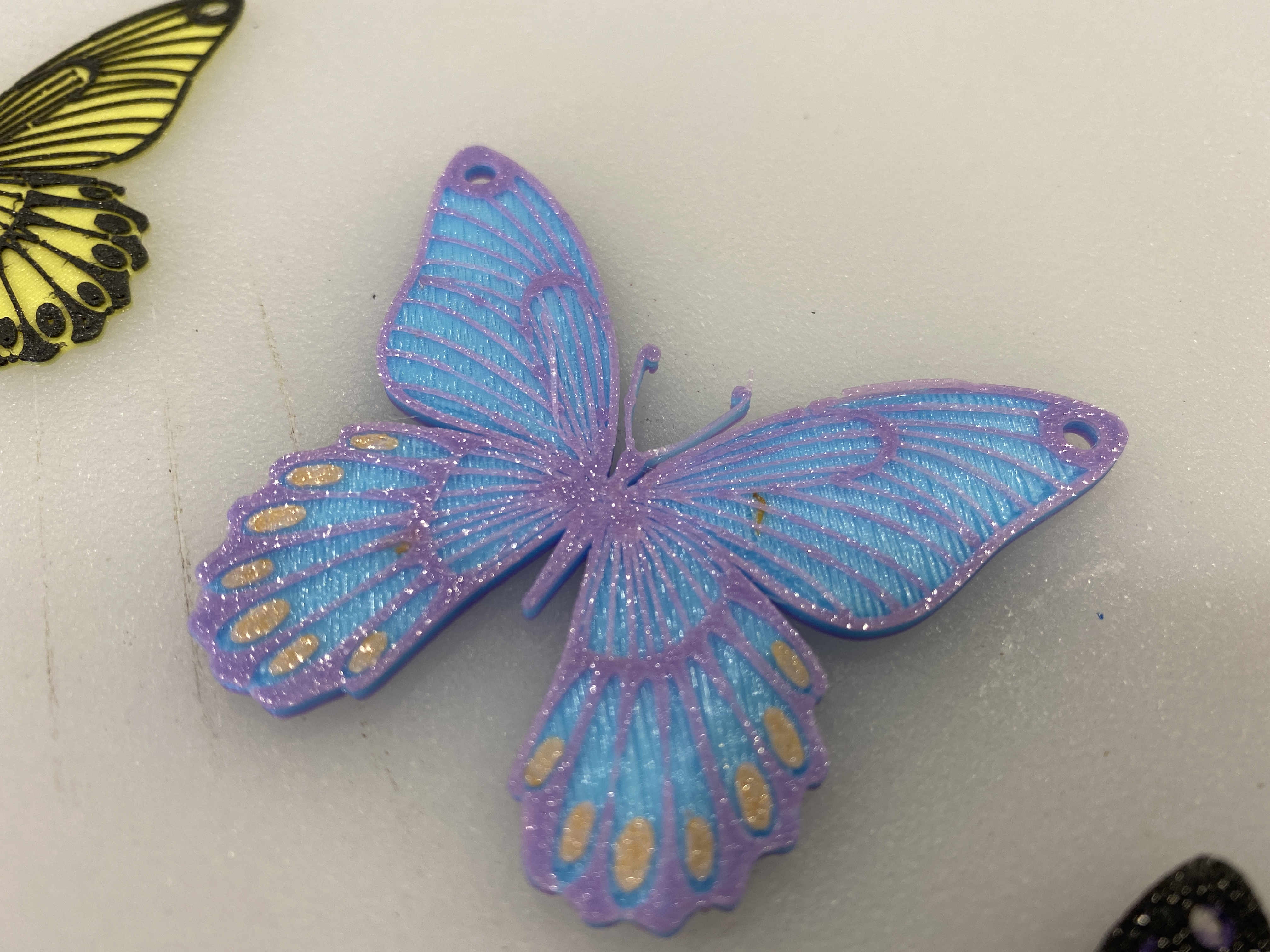 Miniatura 2 do modelo 3D Butterfly Pendant