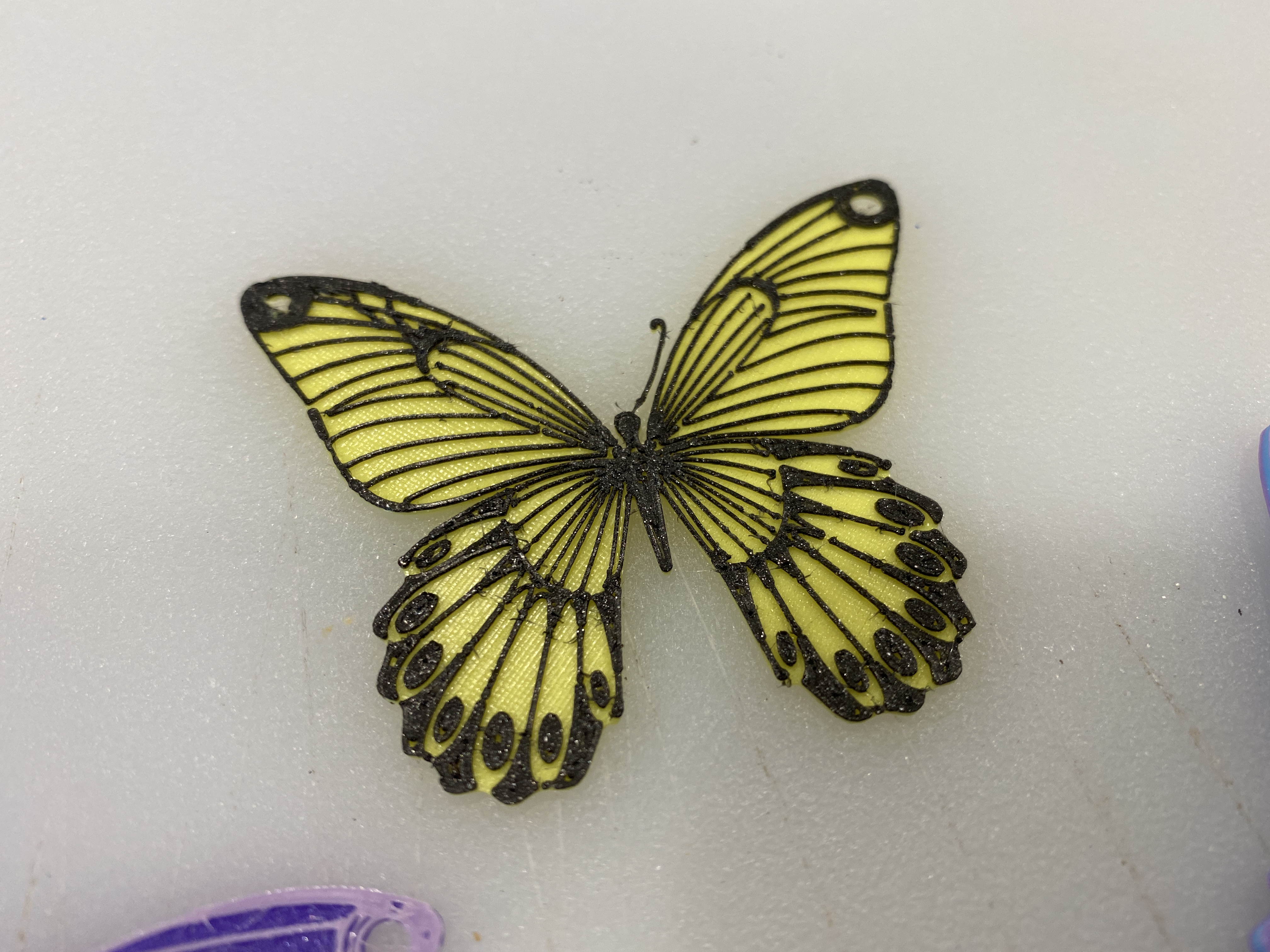 Miniatura 5 do modelo 3D Butterfly Pendant