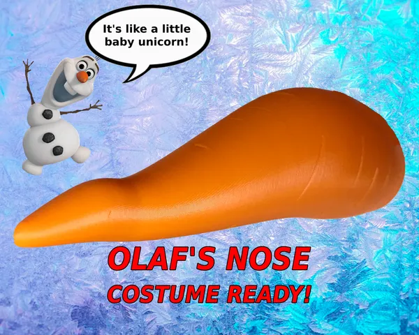 Olaf's Nose - Snowman Carrot Nose