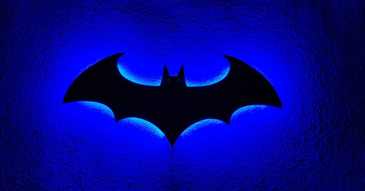 Lamp Batman by rebordacha | Download free STL model | Printables.com