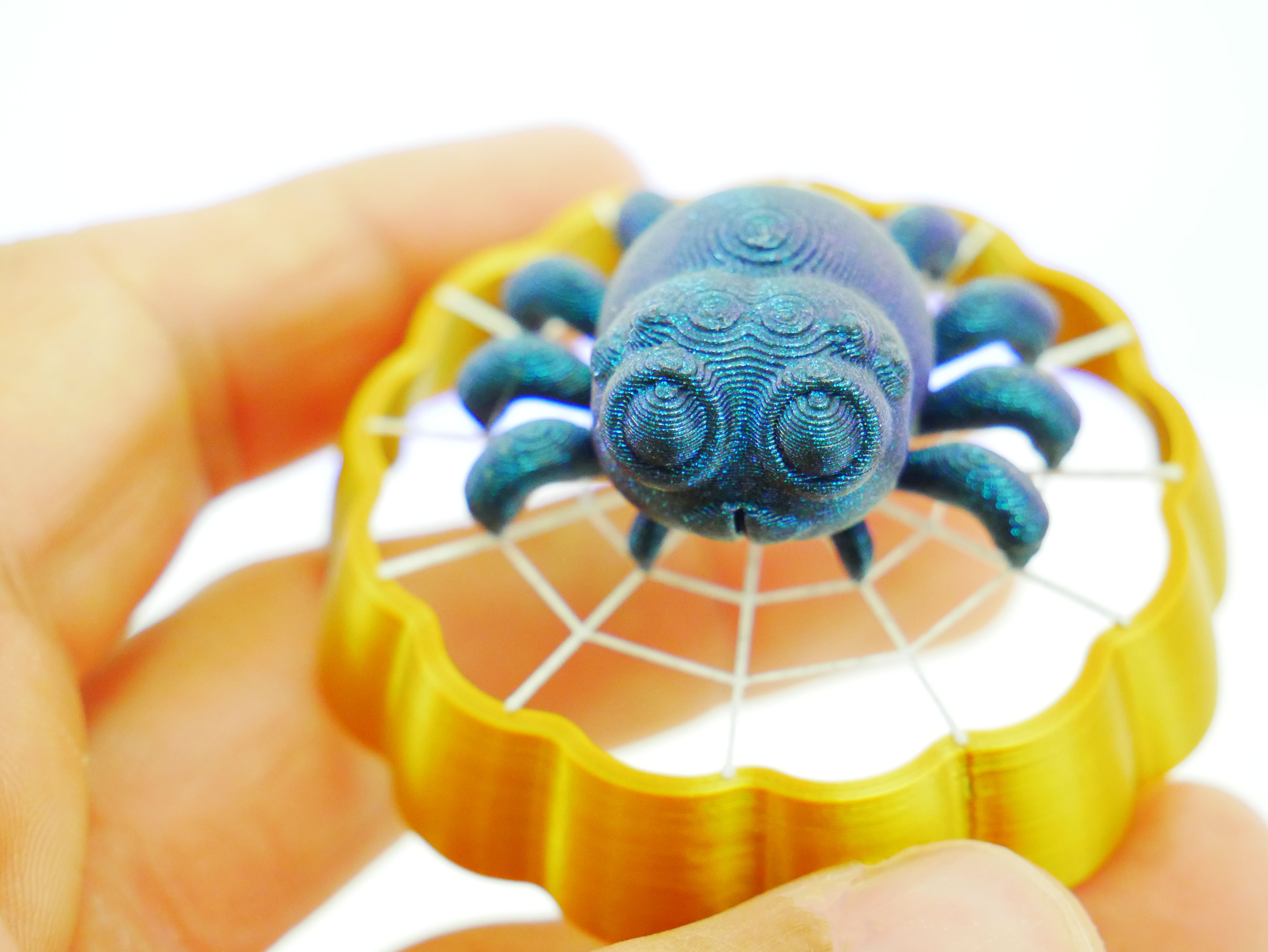 Spider's Web ~ A 3D Printer stress test by E3D | Download free STL ...