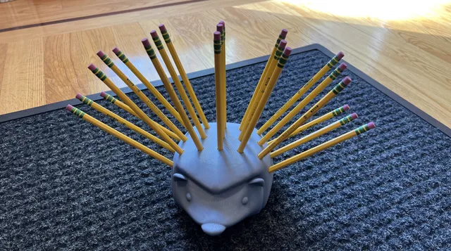 Hedgehog Pencil Holder - keeps tips sharp!