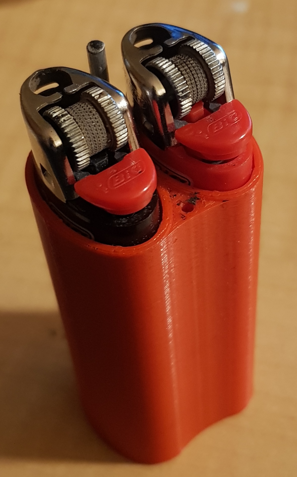 Double Lighter Case with Stoker Holders