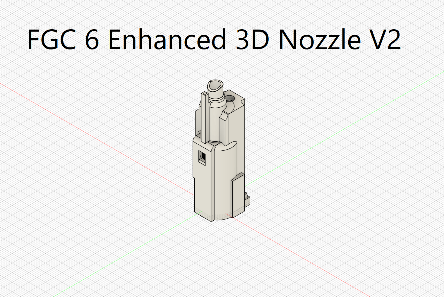 FGC 6 Enhanced 3D Nozzle V2.1