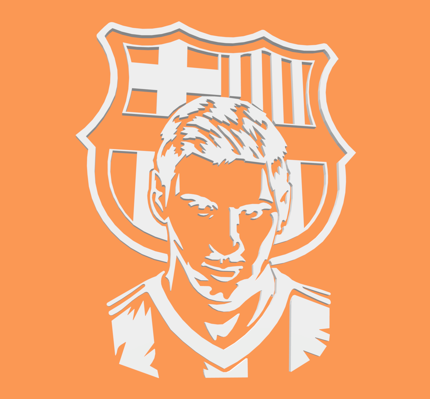 Leo Messi Art by nAv | Download free STL model | Printables.com