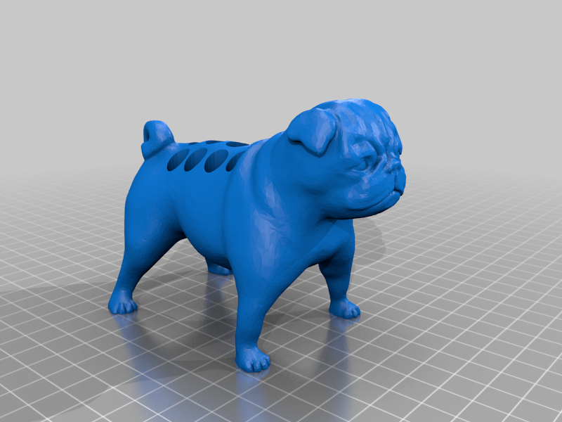 Pug Pencil Holder Test Print V2