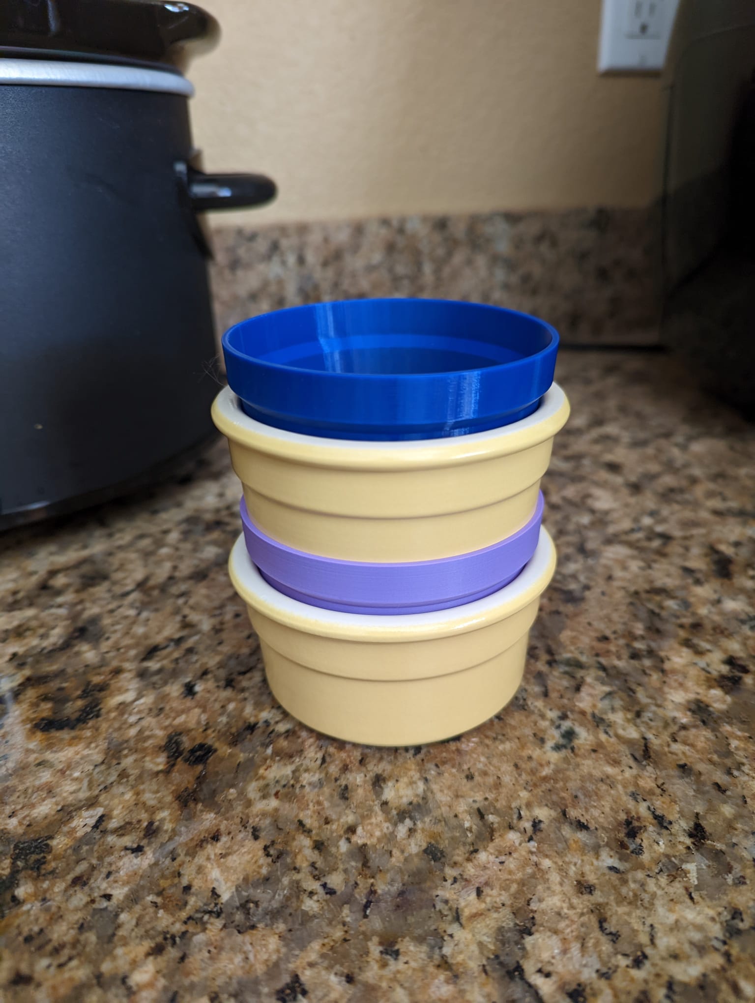 Ramekin stacker holder by Brix | Download free STL model | Printables.com