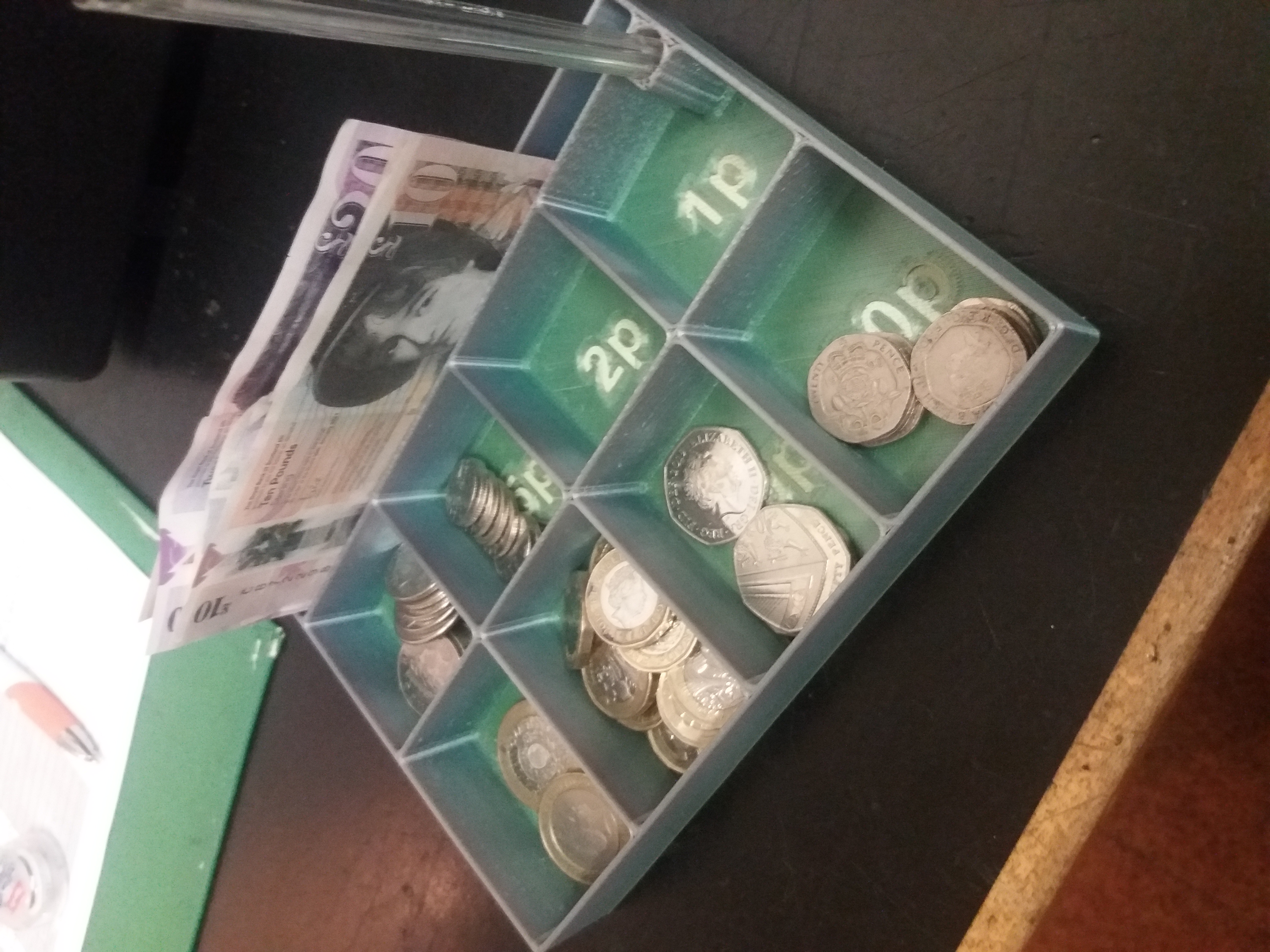 Coin Sorting Tray (UK Currency)