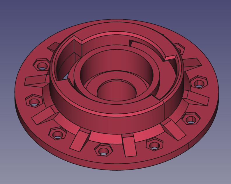 Flange for Moulinex meat grinders