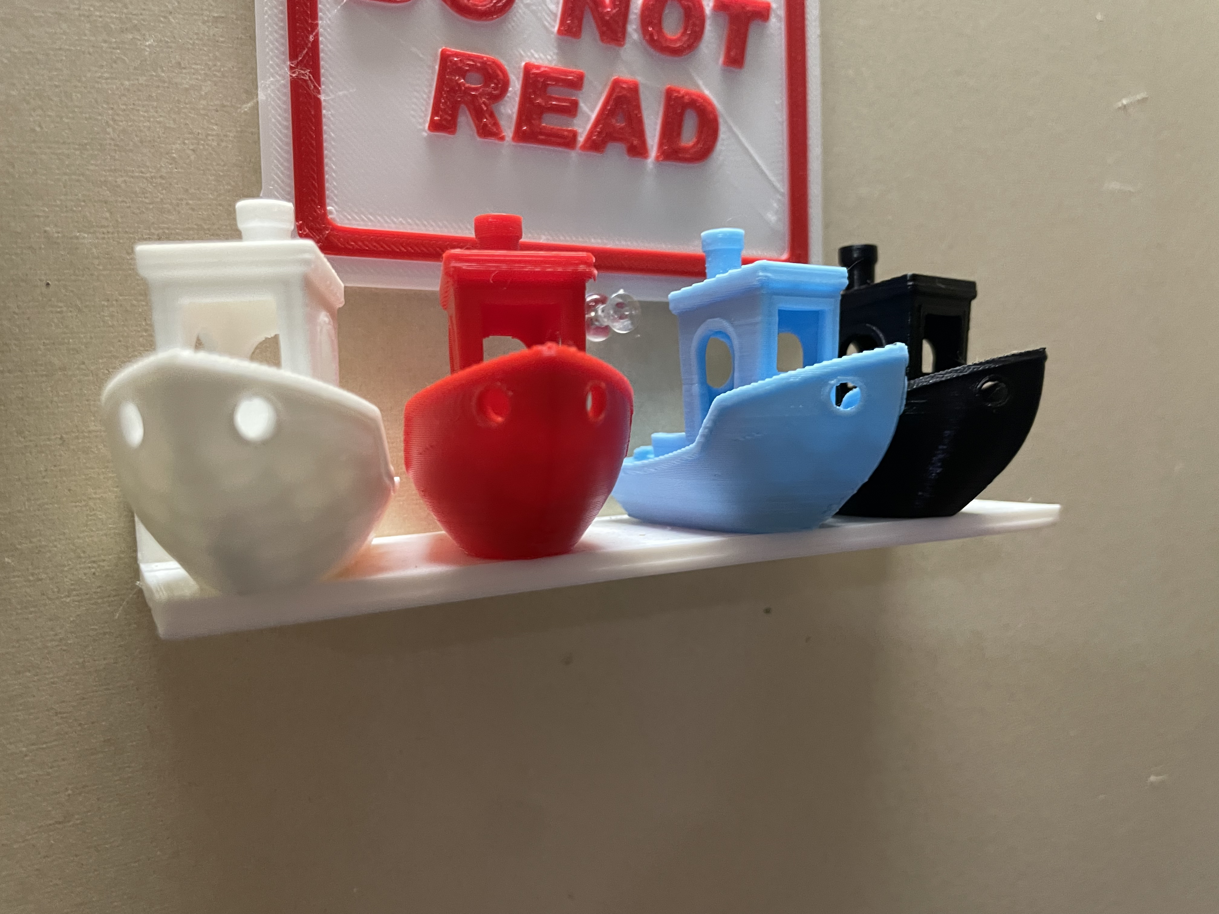 Benchy shelf