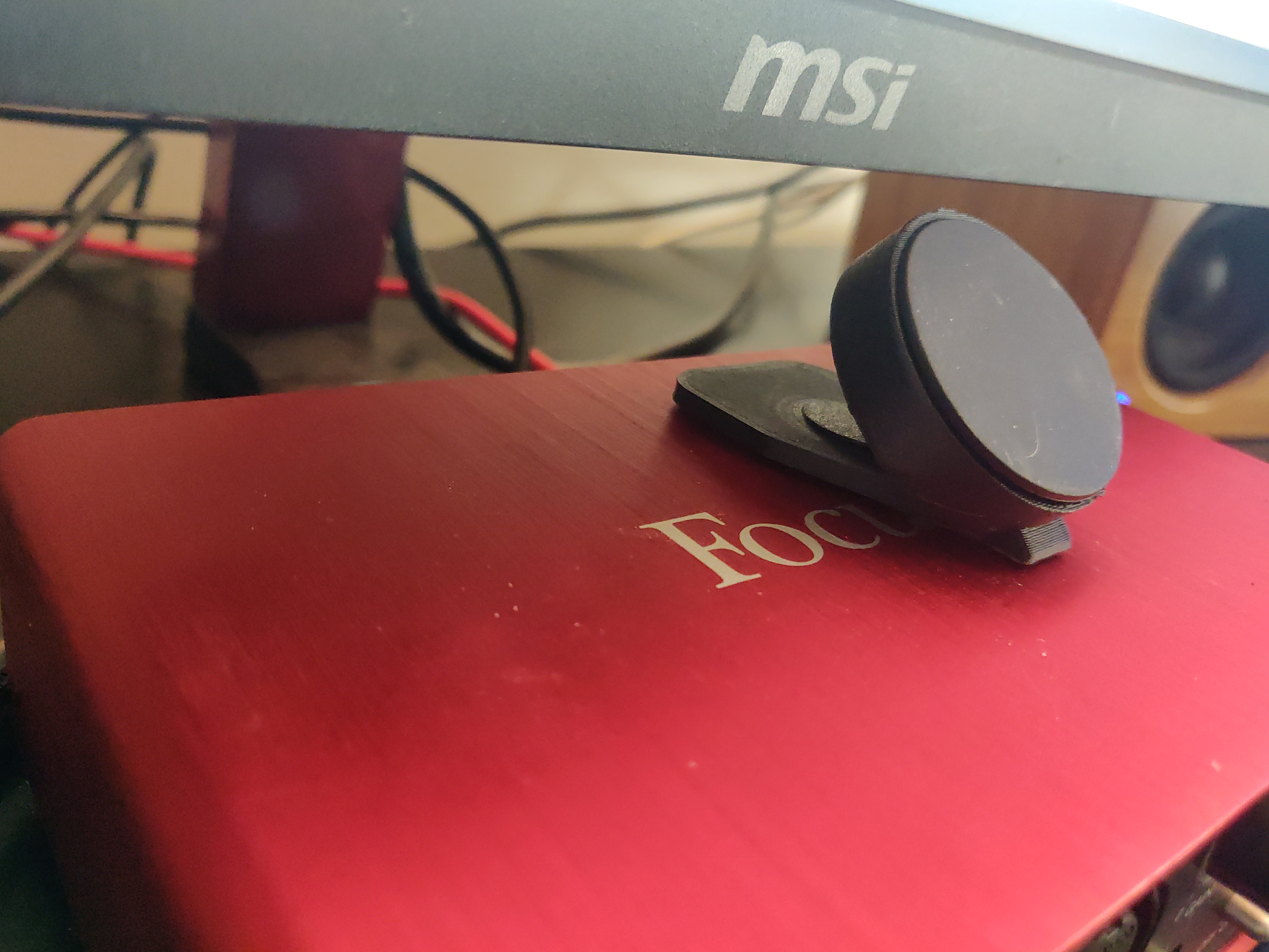 Spotify Car Thing Desk Mount By Motsu Download Free STL Model spotify-car-thing-desk-mount-by-motsu-download-free-stl-model