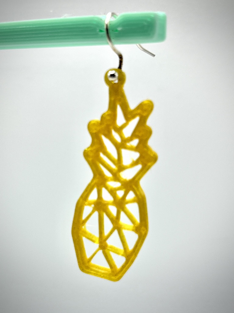 Miniatura 3 do modelo 3D Pineapple Earrings
